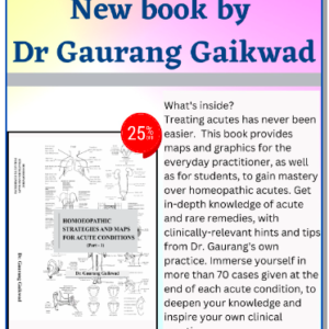 Books - Homeopathic Strategies and Maps for Acute Conditions Part 1